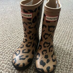 Cheetah print Toddler Hunter boots